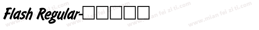 Flash Regular字体转换